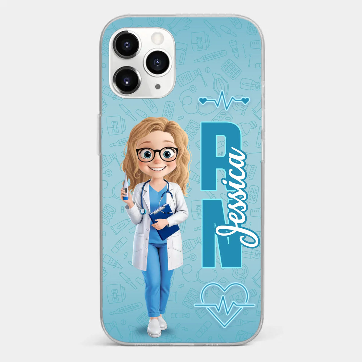 Not Just A Job, It's A Mission - Nurse Personalized Custom Clear Phone Case - Appreciation, Thank You Gift, Nurse Life, Doctor Life