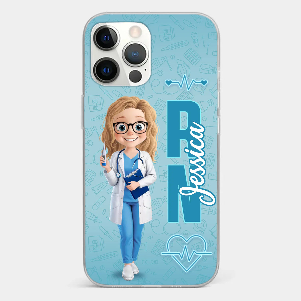 Not Just A Job, It's A Mission - Nurse Personalized Custom Clear Phone Case - Appreciation, Thank You Gift, Nurse Life, Doctor Life