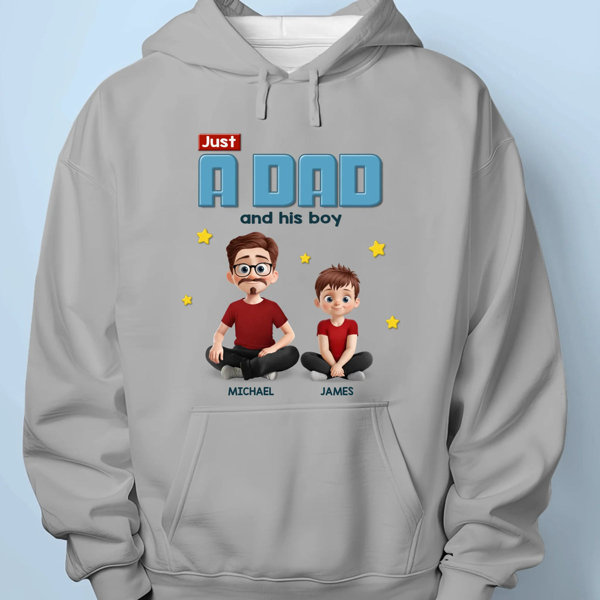 From Father To Son, Love That Lasts Forever - Family Personalized Custom Unisex T-shirt, Premium T-shirt, Hoodie - Father's Day, Gift For Dad