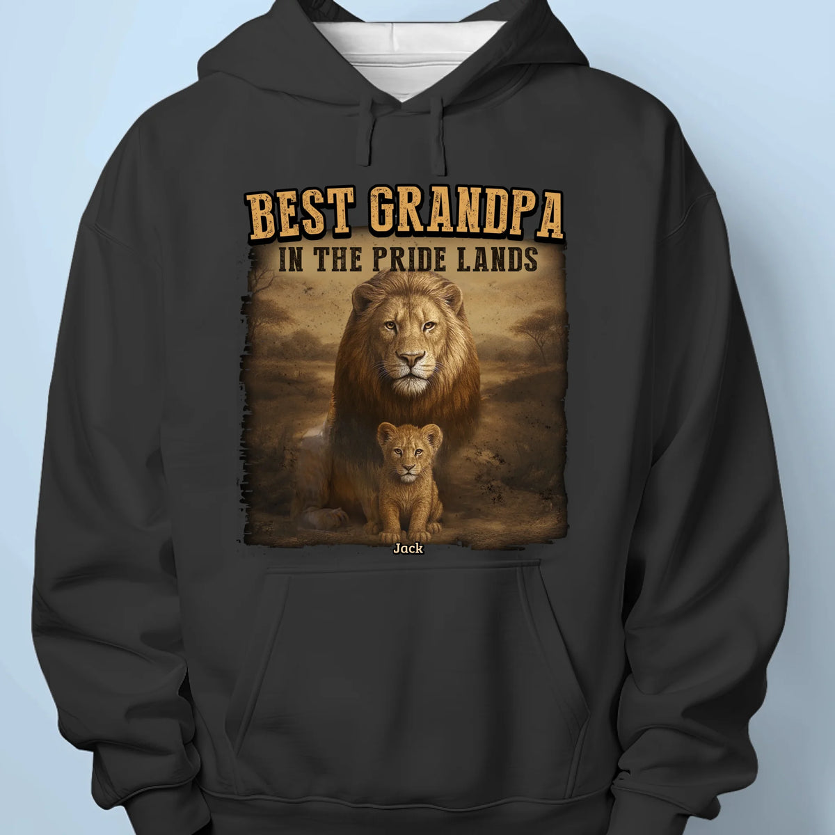 King Of The Pride Lands - Family Personalized Custom Unisex T-shirt, Premium T-shirt, Hoodie - Father's Day, Gift For Dad, Grandpa